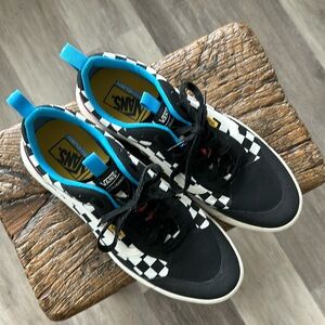Vans Black and White Checkered Athletic Shoes